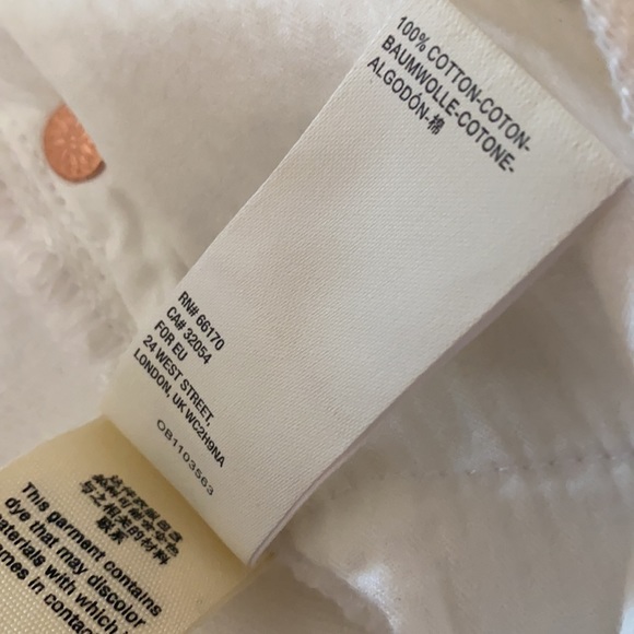 We the free white cut out shorts size 30 NWT $68 - Picture 4 of 4